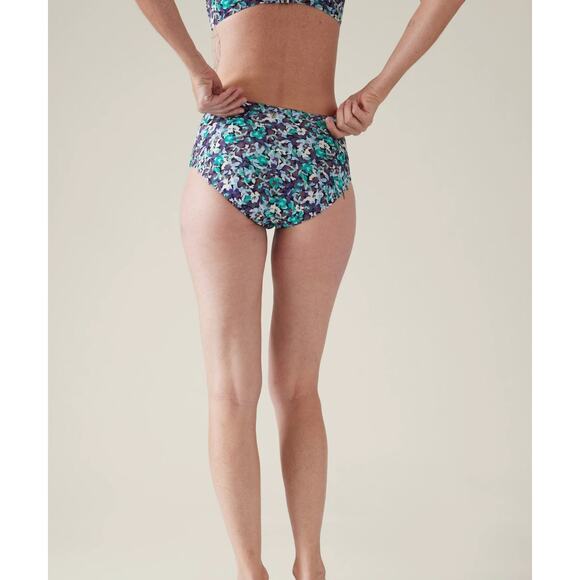 NWT Athleta Clean Full Swim Bottom - LARGE - elysian floral green - LARGE - Picture 4 of 5